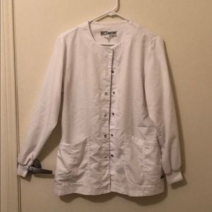 White Scrub Jacket